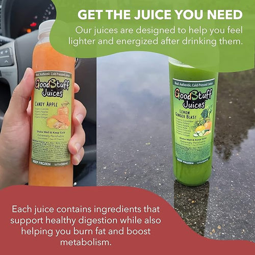 2 Day Juice Cleanse – 12 Cold-Pressed Juices | GoodStuff Summer Slim Detox | Fresh Ready-to-Drink Reset