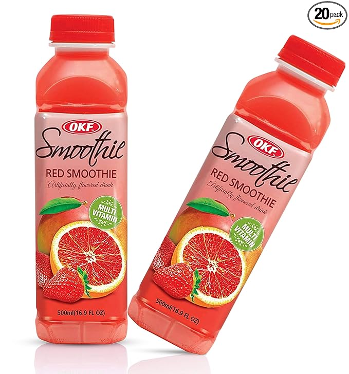 OKF Smoothie Red 16.9 Fluid Ounce (Pack of 20)