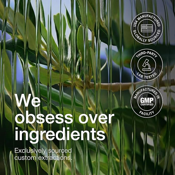 Toniiq 46620 mg Olive Leaf Extract Complex – with 85% Oleanolic Acid 50% Oleuropein &amp 20% Hydroxytyrosol - 50:1 Extract Ratio – 1000mg Extract Per Serving – Third-Party Tested – 120 Capsules