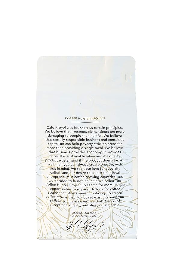 Cafe Kreyol - Organic Red Honey Ramirez Estate Microlot Coffee | 12 oz - Light Roast Whole Bean Coffee - USDA Certified Organic