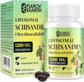 Liposomal Schisandra Berry Extract 1200mg – Stress &amp Adrenal Balance Supplement for Cortisol Calm Energy &amp Focus – Vegan Adaptogenic Formula for Women &amp Men – 60 Softgels