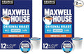Maxwell House Original Roast Keurig K Cup Coffee Pods (12 Count) (Pack of 2)