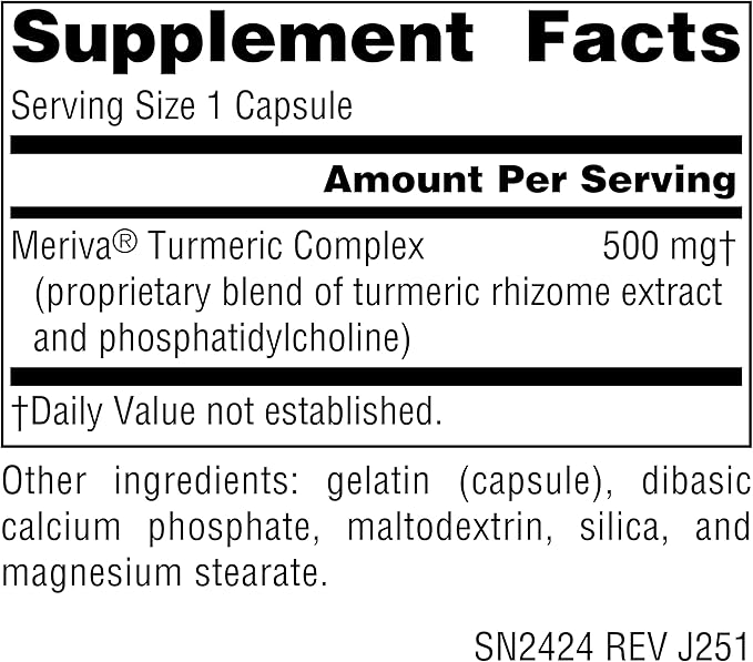 Source Naturals Turmeric with Meriva 500 mg - 120 Capsules