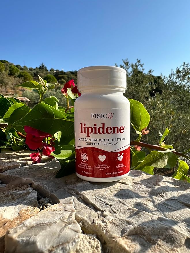 Cholesterol Support &amp Heart Health Supplement – Lipid Balance Cardiovascular Function Heart Health Circulation and Arterial Wellness. Contains Bergamot &amp Olive Fruit Extract – 30 Capsules