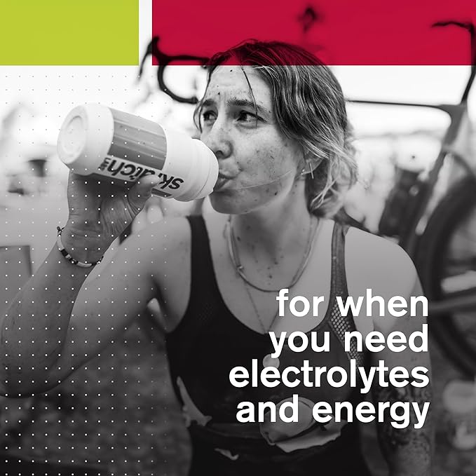 Skratch Labs Hydration Sports Drink Mix with Caffeine – Real‑Fruit Electrolyte Powder for Fast Hydration &amp Energy | Raspberry Limeade | 20 Servings | Vegan Non‑GMO Clean Ingredients