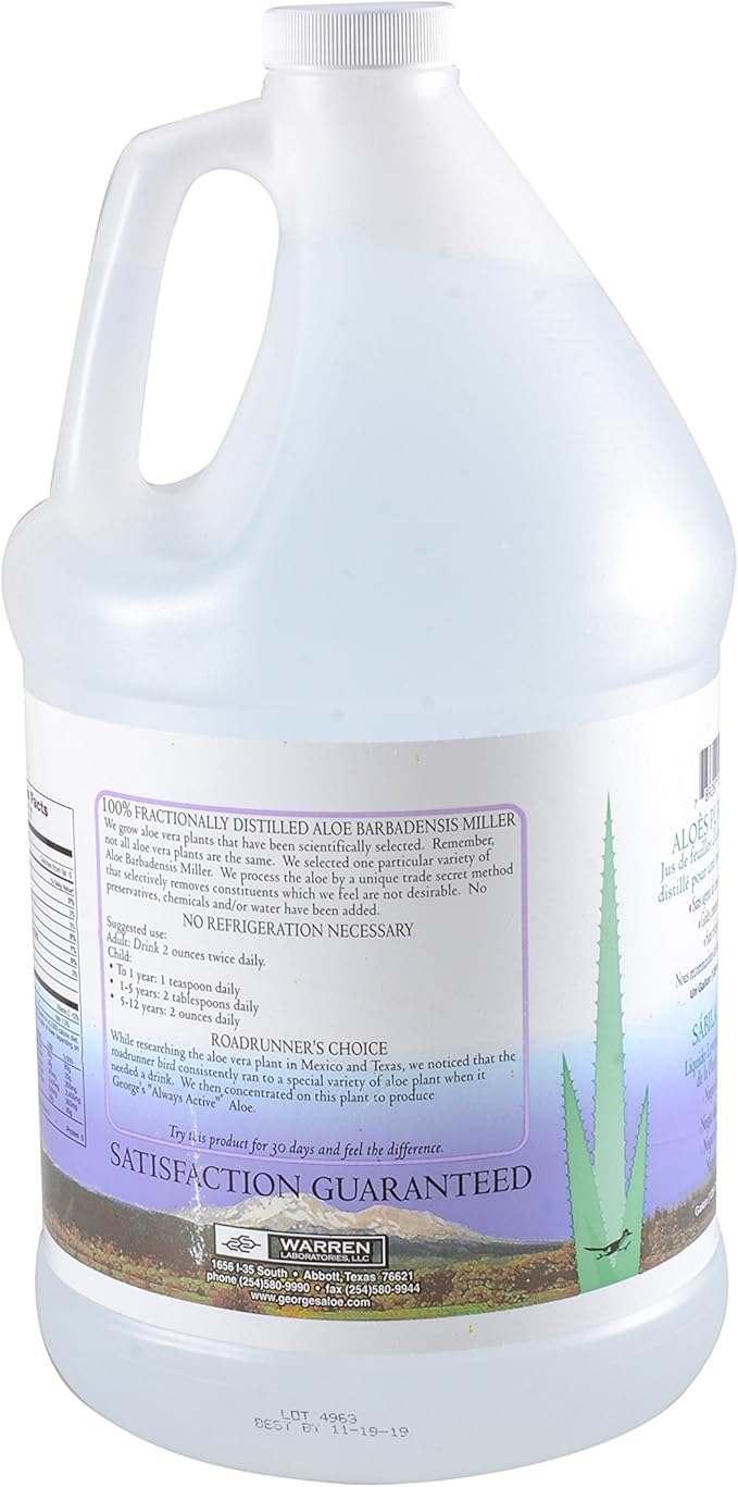 George's Aloe Vera Liquid Supplement 128 oz