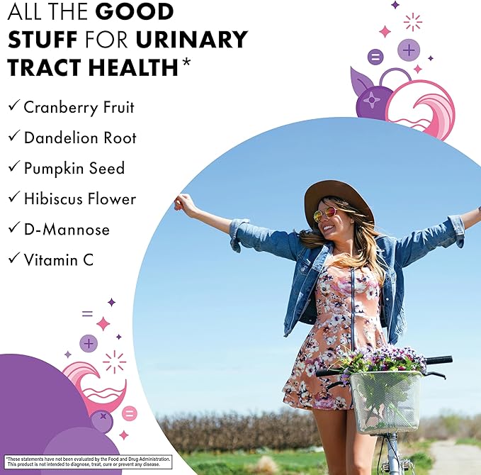 Bluebonnet Nutrition Urinary Tract Support Cleanse &amp Flush* Soy-Free Gluten-Free Kosher-Certified Non-GMO Dairy-Free Vegan 60 Vegetable Capsules 30 Servings