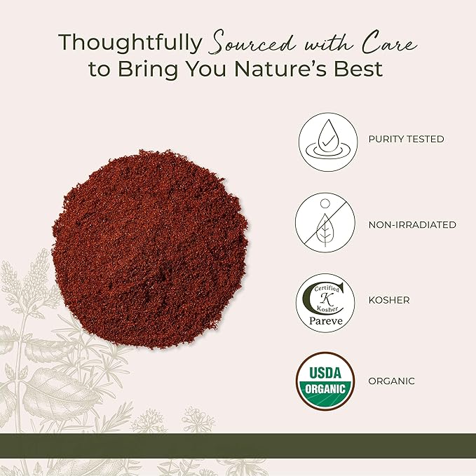 Starwest Botanicals Organic Cayenne Pepper Powder 35k HU - Adds Heat Red Pepper Spice for Seasoning &amp Marinades Derived from Capsaicin Certified Kosher Non-GMO - Bulk 1 lb Bag