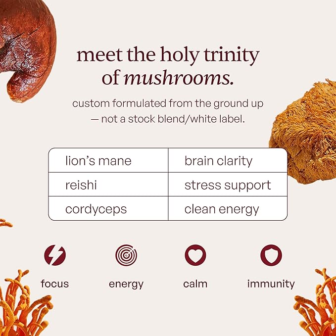 Forest Caps Mushroom Gummies – Lion’s Mane Reishi &amp Cordyceps – Focus Calm &amp Natural Energy – Organic Fruiting Body Extracts – Vegan All Natural Made in USA – 60 Count