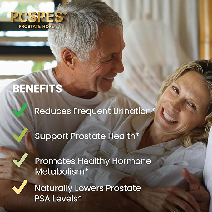 Prostate Supplements for Men - Lower PSA Levels Naturally with Saw Palmetto &amp 7 Pure Herbs - Bladder Control Supplements &amp Reduce Nighttime Urination 60 Count