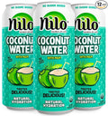 NILO 100% Pure Coconut Water | NO Sugar added | GMO FREE | NOT from Concentrate | 10.8 oz (Pack of 12)
