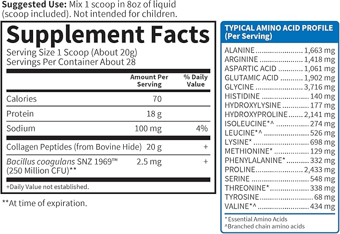 Garden of Life Power Bundle – Collagen Peptides Powder for Hair Skin Nails &amp Joints Unflavored 28 Servings + Vegan Vanilla Protein Powder with BCAAs Probiotics &amp Enzymes 20 Servings