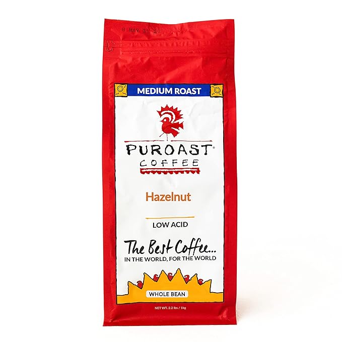 Puroast Low Acid Bourbon Cinnamon Twist Coffee Pods 12 Count – 5X Less Acid 5X Higher Antioxidants Smooth Flavored Coffee K-Cup Compatible No Bitterness Easy on Stomach