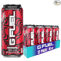 G Fuel Energy Drink Lingonberry Sugar Free Beverage with 300mg Caffeine Daily Energy Boost with Focus Amino Vitamin + Antioxidants 16 oz Cans (PewDiePie 12-Pack)