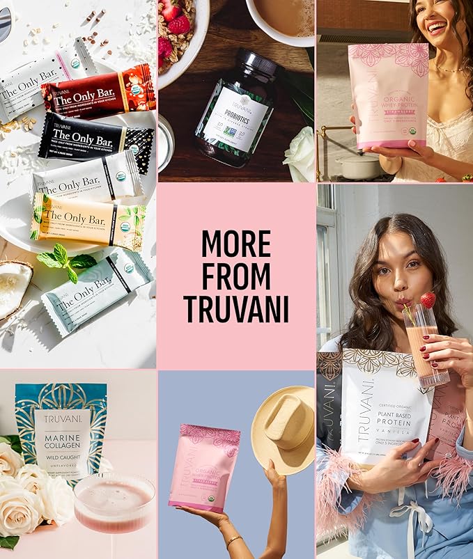 Truvani Hydrolyzed Collagen Peptides | Unflavored | 14 Servings | 20g Grass-Fed Collagen Protein Powder | Promotes Hair Nail Skin and Joint Health | Keto | Dairy and Gluten Free | Women and Men