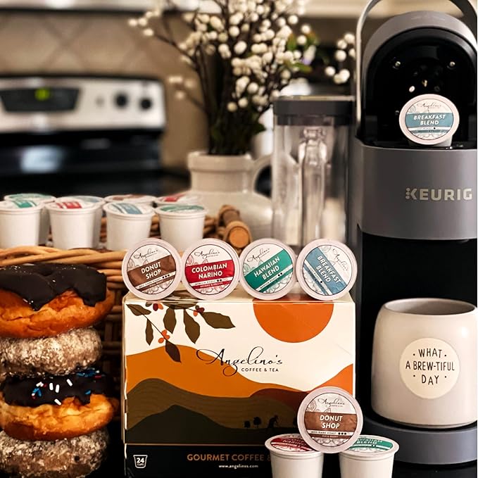Angelino's Coffee 96 Count Compatible with Keurig 2.0 K-Cup Brewers (Donut Shop 96 Count)