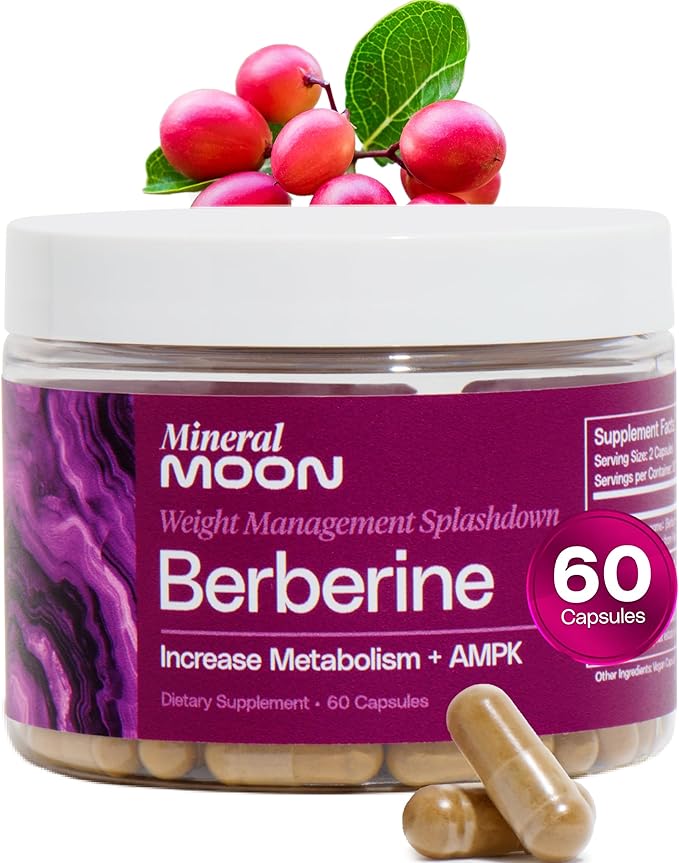 Premium Berberine Supplement Body Composition 60 Capsules - with Cissus Quadrangularis &amp Berberine Phytosome - Supports Overall Wellness