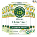 Traditional Medicinals Tea Organic Chamomile Calming Calms Your Nerves Supports Healthy Digestion 96 Tea Bags (6 Pack)