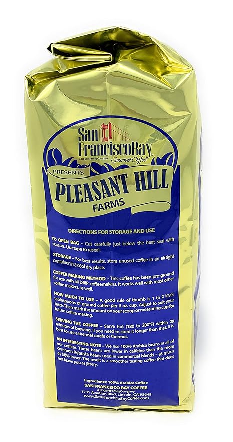 Pleasant Hill Farms Premium Selection Ground Coffee Bland 5 lb. Bag