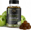 Soursop Leaves &amp Soursop Fruit Gummies - Sugar Free Soursop Graviola Gimmies - 3000mg Max Strenght Soursop Extract - Graviola Supplement - Soursop Fruit and Leaf - 60ct - Non-GMO – Vegan Friendly
