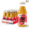 Pomona Organic Apple Juice (Pack of 12) Cold Pressed USDA Organic Juices Apples And Lemon Juice No Added Sugar Not From Concentrate Vegan Kosher Non GMO Pasteurized 8.4 Oz Glass Bottles