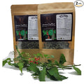 Jamaican Dog Blood Organic Tea (Rivina Humilis) – 4oz (2 x 2oz) – 100% Natural Dried Herbal Leaves – Organic Traditional Jamaican Bush Tea for Adults 18+ – Inspired Gems