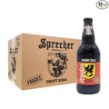 Sprecher Cherry Cola in 16 fl oz Glass Bottles (12 Pack) Fire-Brewed Craft Soda with Real Honey Caffeine-Free Gluten-Free Kosher Gourmet Handcrafted Soft Drink