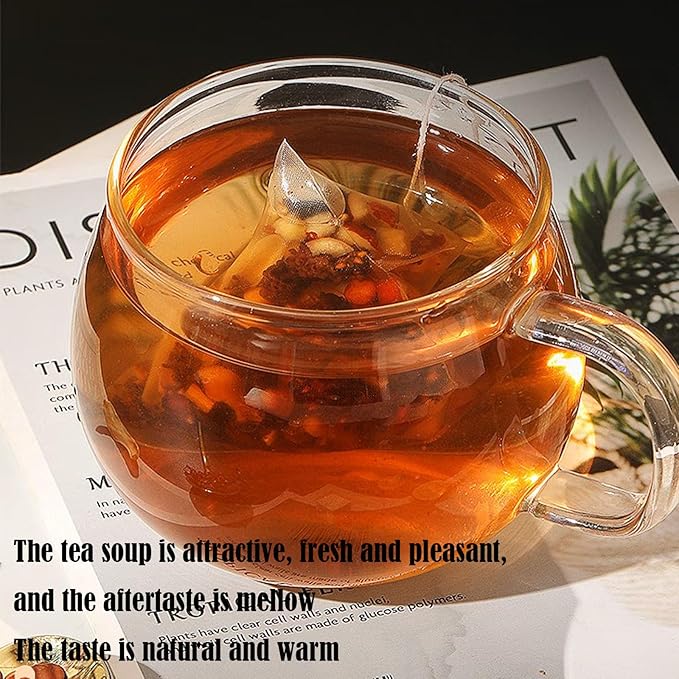 Lingyunxi Sour Jujube Kernel Tea Lily Good Night Tea Help Sleep Sour Jujube Kernel Lily Chinese Herbal Tea Relaxing Happy Mood 酸枣仁茶 酸枣仁百合茶 助睡眠 放松心情 300g/10.6oz