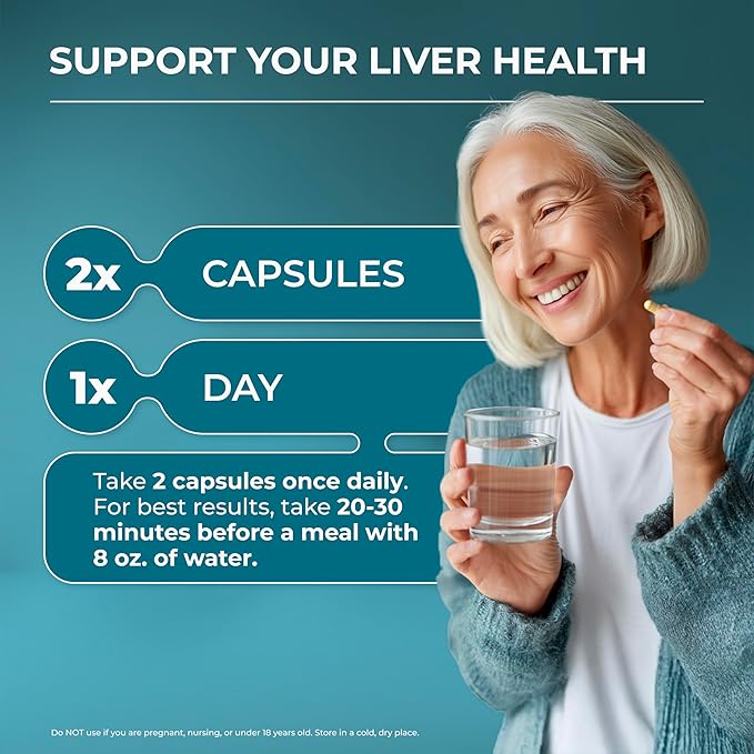 PUREHEALTH RESEARCH Liver Health Detox and Cleanse Supplement - Herbal Blend for Women &amp Men with Artichoke Extract Milk Thistle and Dandelion - Liver Support Supplement - 180 Capsules