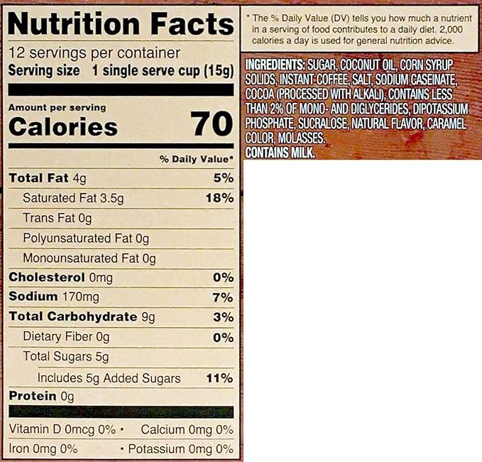 Great Value Cappuccino Coffee and Hot Drink Single Serve Pods 12 Count (Caramel Cappuccino Pack of 3)
