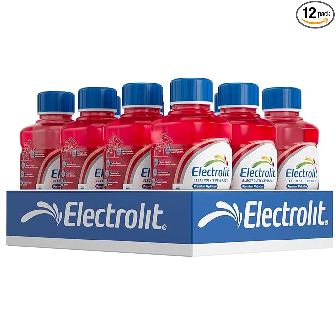 Electrolit Electrolyte Beverage Strawberry 21 Fl Oz bottle (Pack of 12)