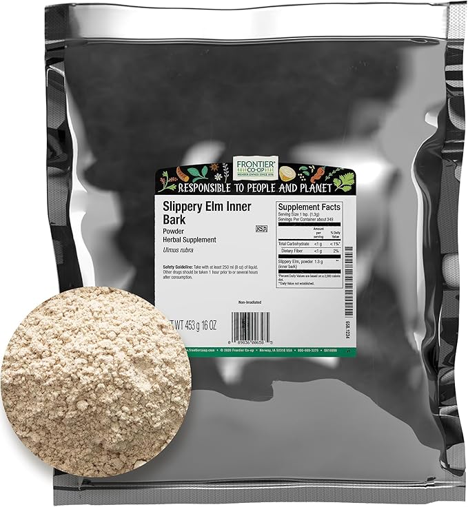 Frontier Co-op Ground Wildcrafted Slippery Elm Inner Bark 1lb