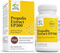 Terry Naturally Propolis Extract - 200 mg 60 Capsules - Immune Support Supplement Promotes Healthy Bacteria Balance 100% Pure Propolis No Beeswax - Non-GMO Gluten-Free - 60 Servings