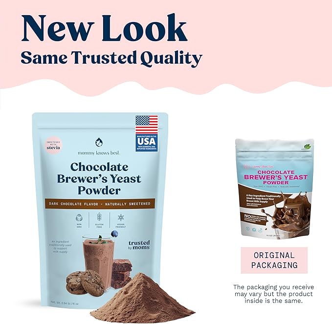 Brewers Yeast Powder for Lactation Cookies for Breastfeeding - Lactation Supplement for Increased Breast Milk - Nutritional Yeast for Lactation Support - Breastmilk Supplement for Women - Easy to Bake