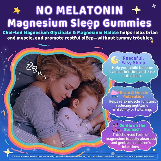 Sugar Free 2 Pack Prenatal Vitamins for Women Gummies + 1 Pack Kids Sleep Gummies