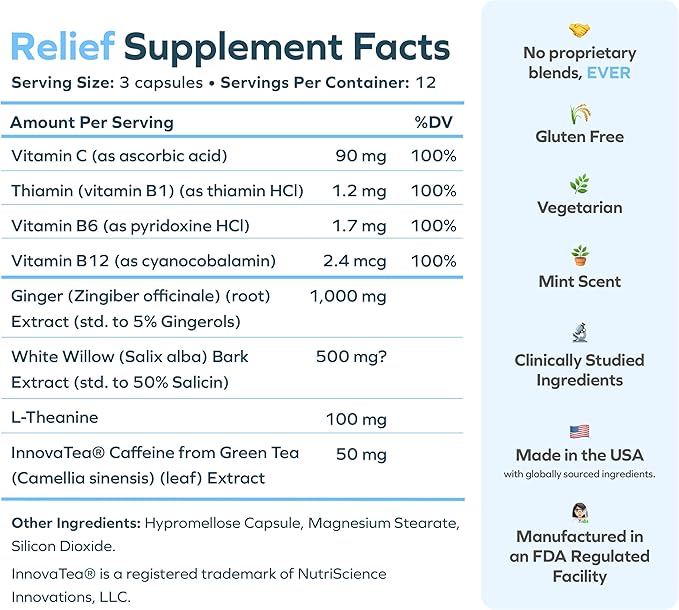 Cheers R&ampR Combo | Restore + Relief | Feel Better After Drinking &amp Support Your Liver | DHM L-Cysteine Milk Thistle Ginger White Willow Bark Caffeine L-Theanine | 12 Doses Each | Supplem