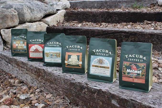 Tacuba Coffee Co. El Sol - Medium Roasted Pacamara Coffee Beans Whole - Fresh Single Origin Premium Specialty Coffee with Notes of Banana Peach and Chocolate