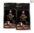 ground coffee breakfast blend - PERUVIAN GROUND ORGANIC COFFEE fair trade 100% arabica medium roast low acidity - peru coffee 2 Bags (24 OZ)