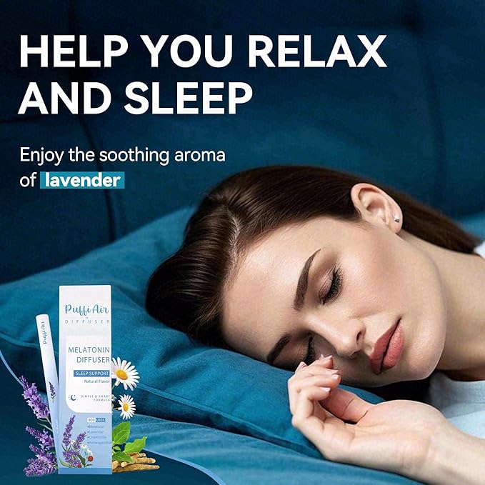 Herbal Diffuser Duo Liver Care and Sleep Diffuser Pens with Extract of Melatonin and Milk Thistle 100% Natural Swap Night Renewal Duo 600 Uses Each