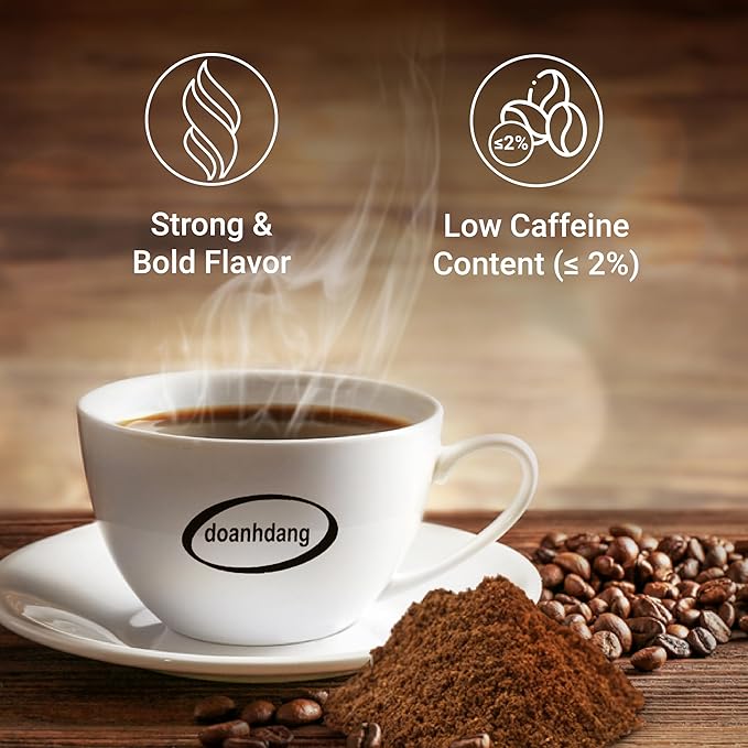 doanhdang - 17.6 Oz Premium Robusta Ground Bean Coffee 100% Robusta Medium Roast Rich Flavor for Espresso Shot and Brew Origin from Vietnam Ground Med Roast Beans