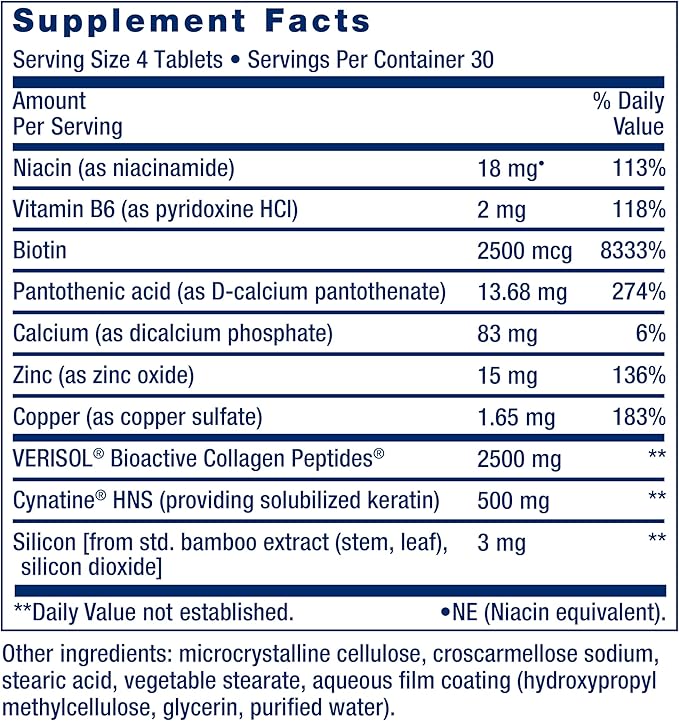 Life Extension HairSkin&amp Nails- Collagen Plus120 Count (Pack of 2)