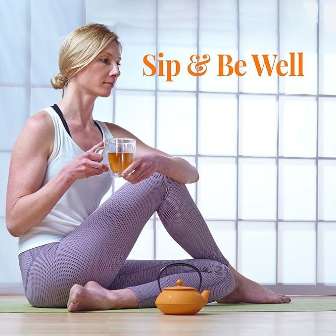 The Republic of Tea Be Well Teas No. 3 Get Charged Herbal Tea For Energy Refill Pack of 250 Tea Bags
