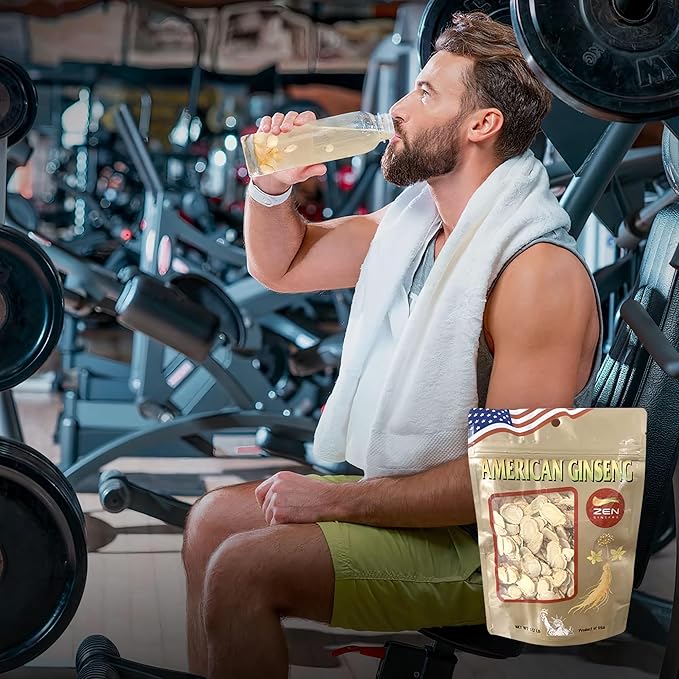 1 Bag of American Wisconsin Ginseng Slices - Panax Ginseng. Boosts Body Immunity Energy &amp Stamina for Man &amp Women