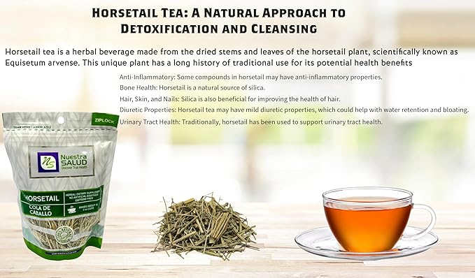 Horsetail Herbal Tea Cola De Caballo Te Value Pack (90g) Shave grass Tea 100 % Natural Caffeine Free Herb
