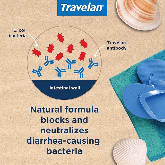 Anti Diarrhea Pills Help Prevent Traveler’s Diarrhea Before It Starts Clinically Proven Travel Essentials Drug-Free Colostrum Natural Digestive and Immune Support Supplement 30 Count