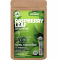 Raspberry Leaf Tea - 16Oz (REAL WILD HARVEST) | 100% USDA Certified ORGANIC | Loose Leaf (Rubus idaeus aka Wild Raspberry Leaves) Cut &amp Sifted