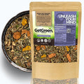 Clear Mind + Focus and Memory Loose Leaf Tea w/ Ginkgo Biloba Gotu Kola Rosemary | Organic Herbal Tea | 2 oz (57 gram) | Decaf Vegan Healthy ZERO Caffeine Organic Herbs No Natural or Artificia