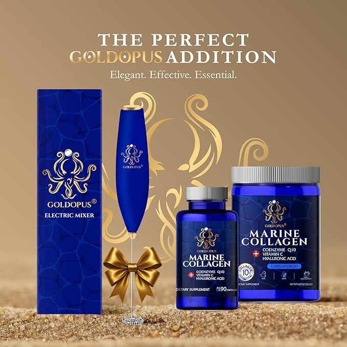 Marine Collagen Peptides Capsules with Hyaluronic Acid Coenzyme Q10 Vitamin C - Preserve Beauty and Youth - Promote Firm Skin Strong Nails&ampHair Healthy Joints 90 Capsules 1 Month Supply