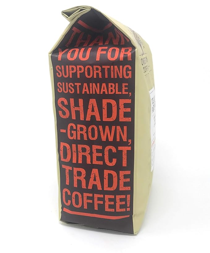 Alice Lake Organic Dark Roast Ground Coffee Beans - Freshly Roasted by Poverty Bay Coffee Company 2lb Bag