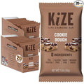 KiZE Energy Bars - Cookie Dough - 20-Count - Gluten Free Dairy Free Non-GMO and High Protein Meal Replacement Energy Bars Clean and Simple Food Ingredients - 10g High Protein Snacks (20 Count)